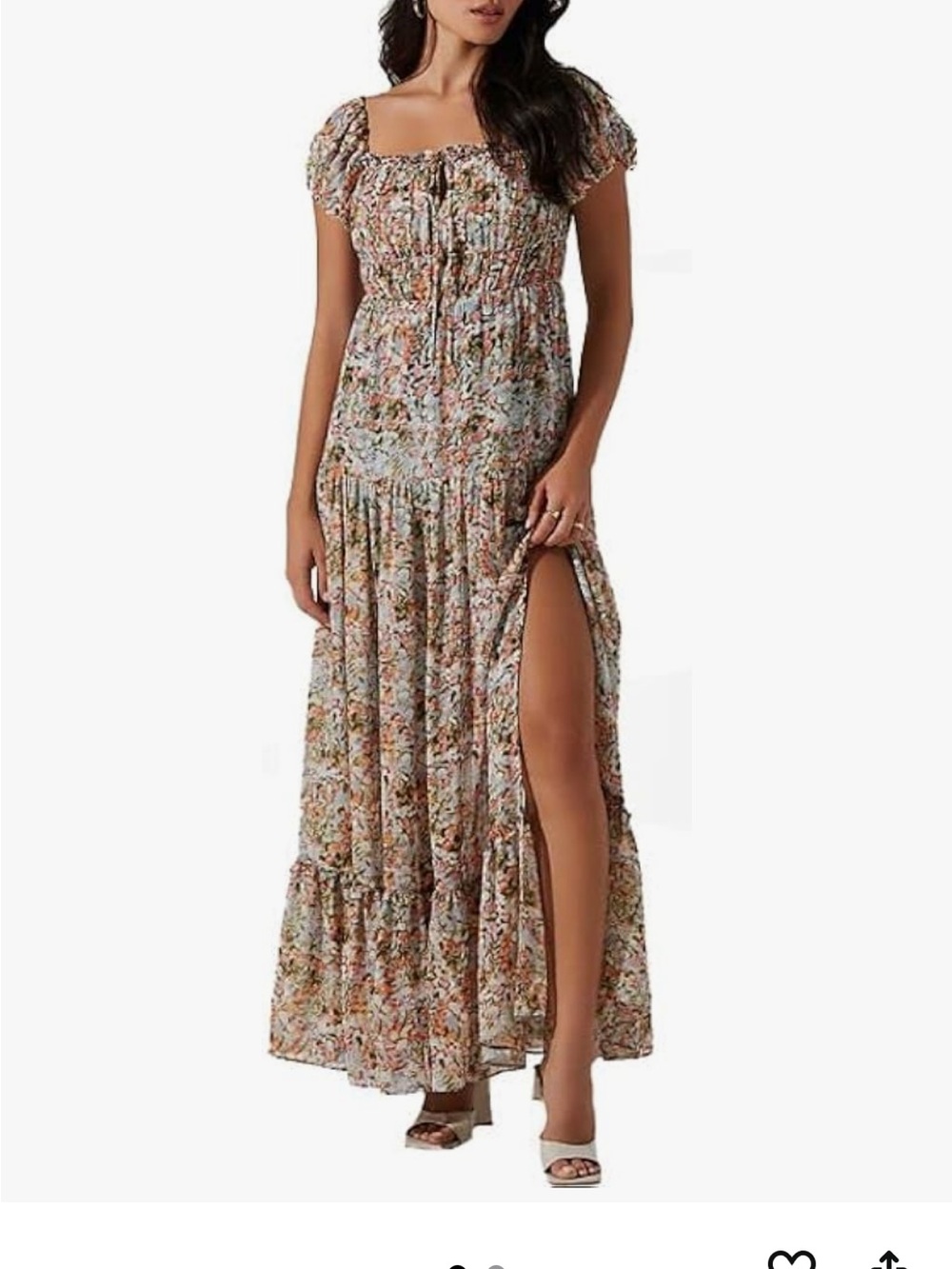 Astr the Label Floral Maxi Dress